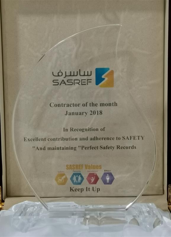 Contractor of the Month  January 2018